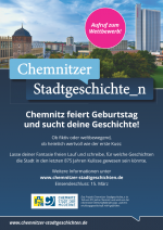 Ausschreibung Chemnitzer Stadtgeschichte_n